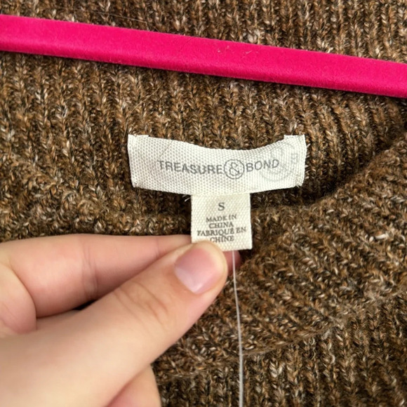 Nostrum Treasure Bond Brown Long Sweater Size S NWT - Picture 2 of 7